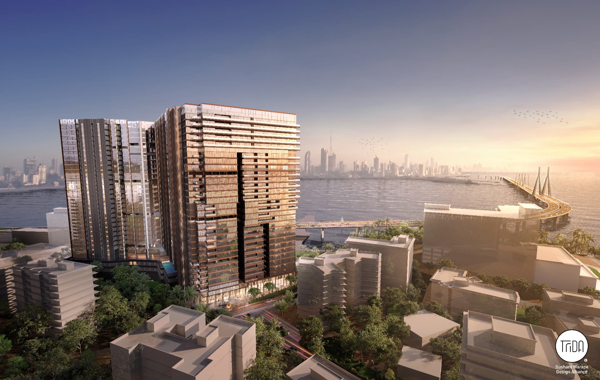 25 West — project elevation, Mount Mary, Bandra West